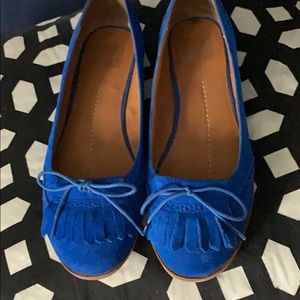DV by Dolce Vita Royal Blue Oxford Style Flats